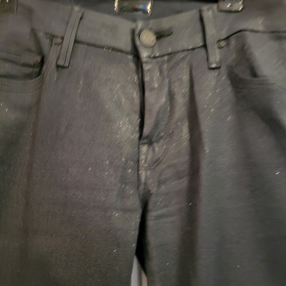 Mother coated black jeggings with sparkle size 26 - Picture 4 of 5